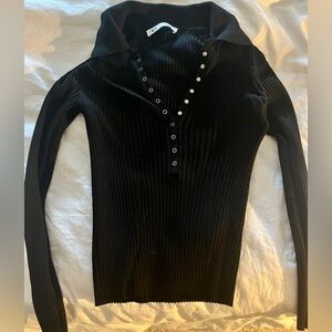 Zara button up collared shirt